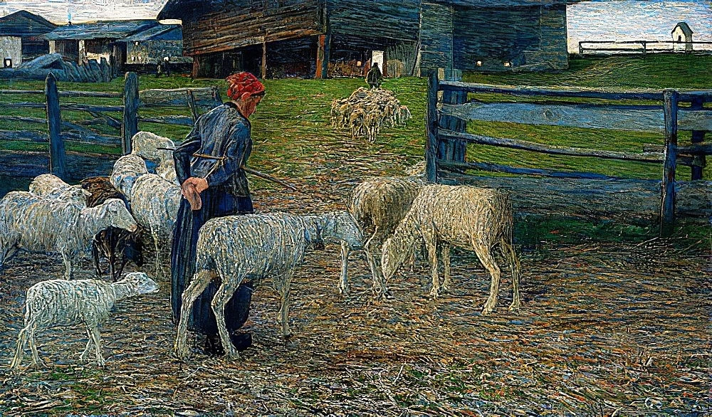 Ritorno all'ovile, 1888 - Museo Segantini, St. Moritz